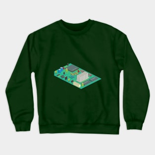 circuit board Crewneck Sweatshirt